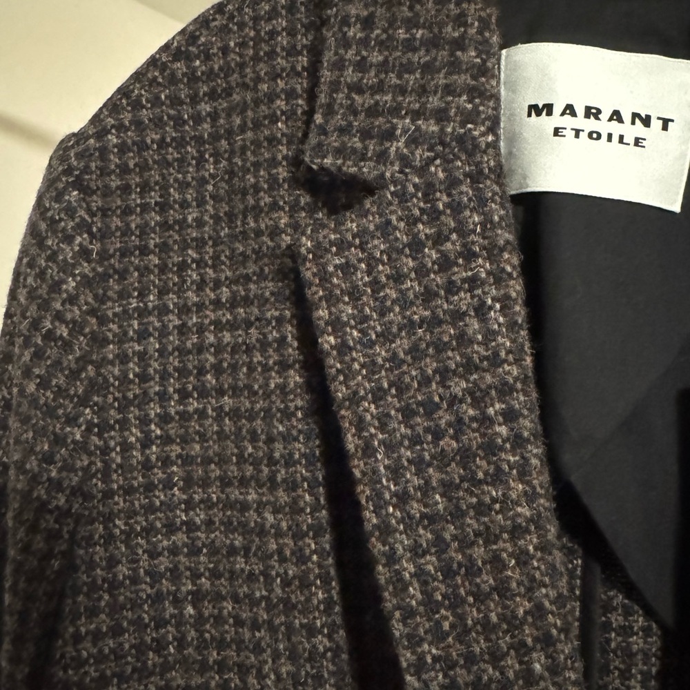 Marant Etoile never worn Cikaito wool blazer - shoulder pads removed- sz36 - Picture 9 of 9